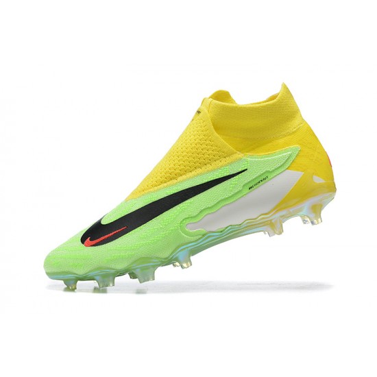 Kopacky Nike Phantom GX Elite FG Zelená Žlutý Pánské Dámské