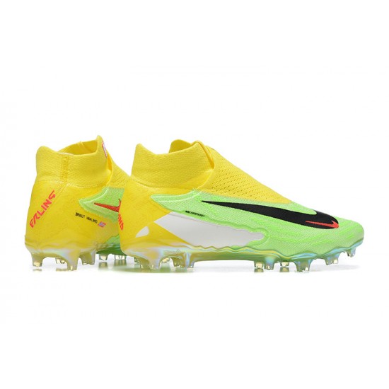 Kopacky Nike Phantom GX Elite FG Zelená Žlutý Pánské Dámské