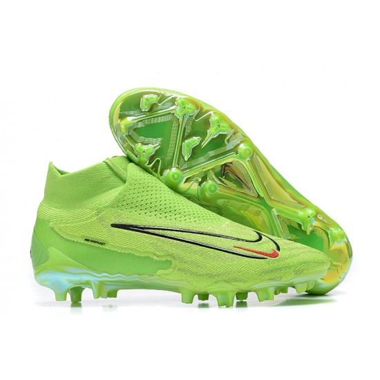 Kopacky Nike Phantom GX Elite FG LightZelená Černá High  Pánské