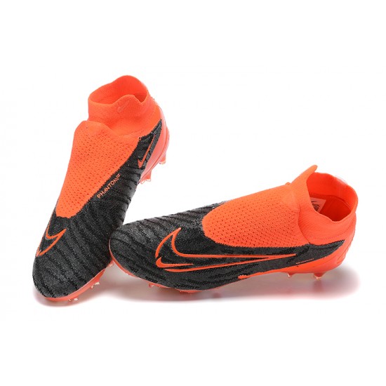 Kopacky Nike Phantom GX Elite FG LightOranžovýý Černá High  Pánské