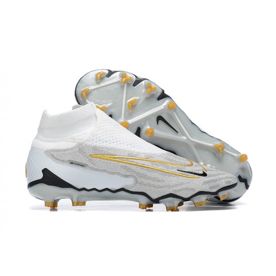 Kopacky Nike Phantom GX Elite FG Bílý Glod Pánské Dámské