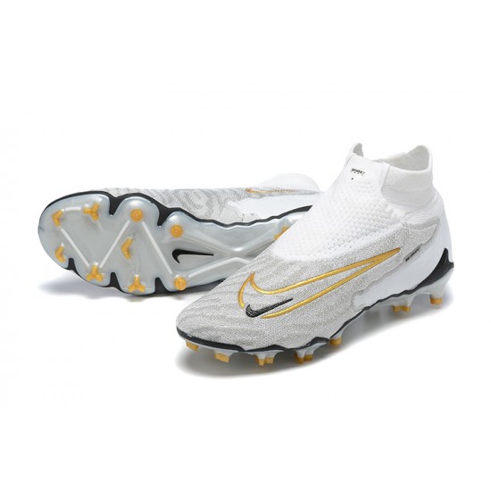 Kopacky Nike Phantom GX Elite FG Bílý Glod Pánské Dámské