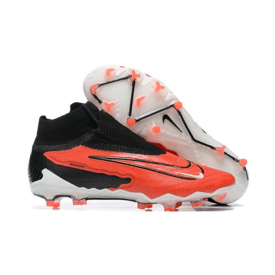 Kopacky Nike Phantom GX Elite FG Bílý Oranžovýý Černá High  Pánské