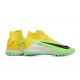 Kopacky Nike Phantom GX Elite TF High Zelená Žlutý Pánské Dámské Kopacky Nike Phantom GX Elite TF High Zelená Žlutý Pánské Dámské