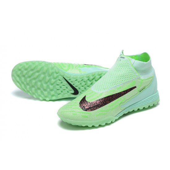 Kopacky Nike Phantom GX Elite TF High Light Zelená Pánské Dámské