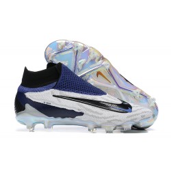 Kopacky Nike Phantom Gx Elite Fg Modrý Bílý High  Pánské