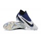 Kopacky Nike Phantom Gx Elite Fg Modrý Bílý High  Pánské