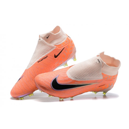 Kopacky Nike Phantom Gx Elite Fg Oranžovýý Černá High  Pánské