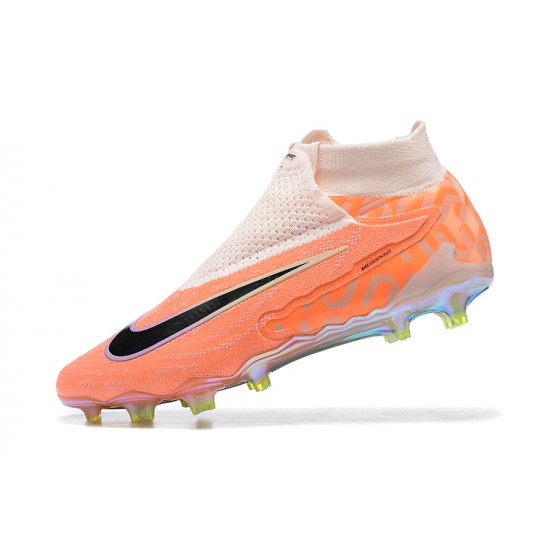 Kopacky Nike Phantom Gx Elite Fg Oranžovýý Černá High  Pánské