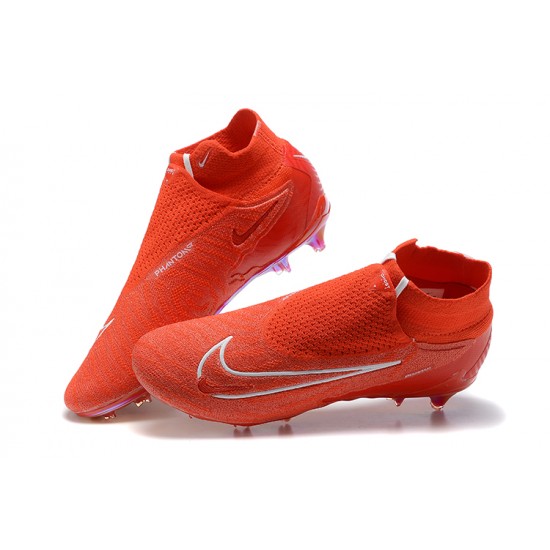 Kopacky Nike Phantom Gx Elite Fg Červené High  Pánské