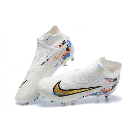 Kopacky Nike Phantom Gx Elite Fg Bílý High  Pánské