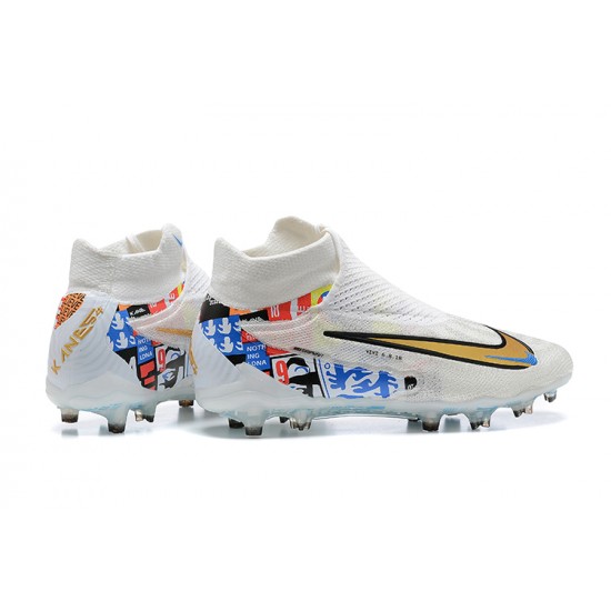 Kopacky Nike Phantom Gx Elite Fg Bílý High  Pánské