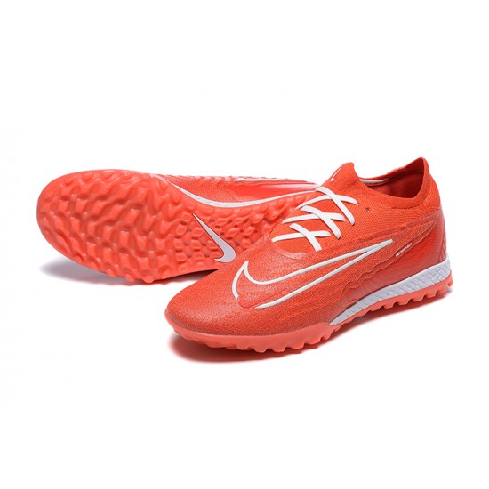 Kopacky Nike Phantom GX Elite DF Link TF Oranžovýý Bílý Low  Pánské