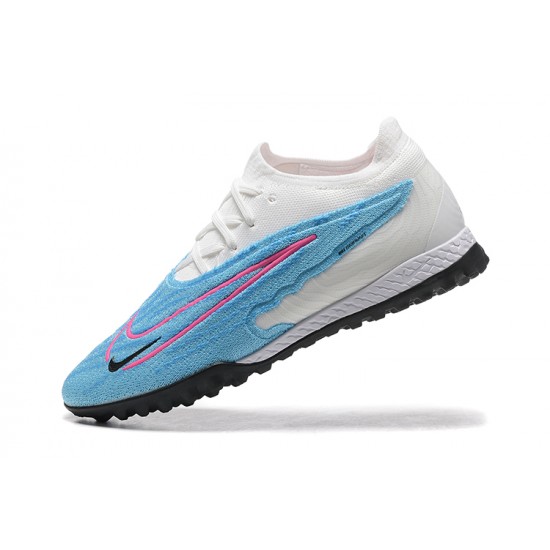 Kopacky Nike Phantom GX Elite DF Link TF Bílý Modrý Růžový Černá Low  Pánské