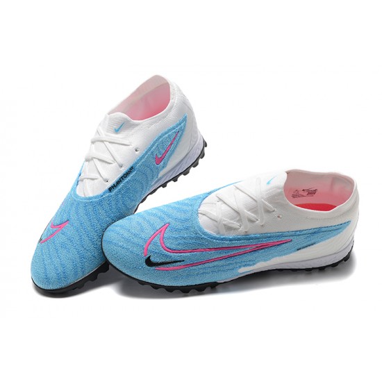 Kopacky Nike Phantom GX Elite DF Link TF Bílý Modrý Růžový Černá Low  Pánské