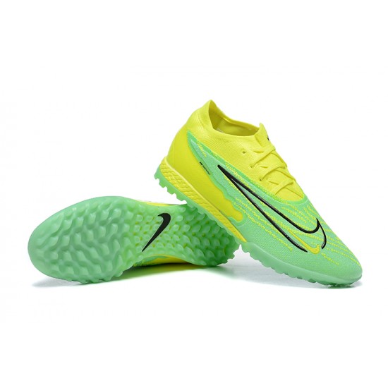 Kopacky Nike Phantom GX Elite DF Link TF Žlutý Zelená Černá Low  Pánské