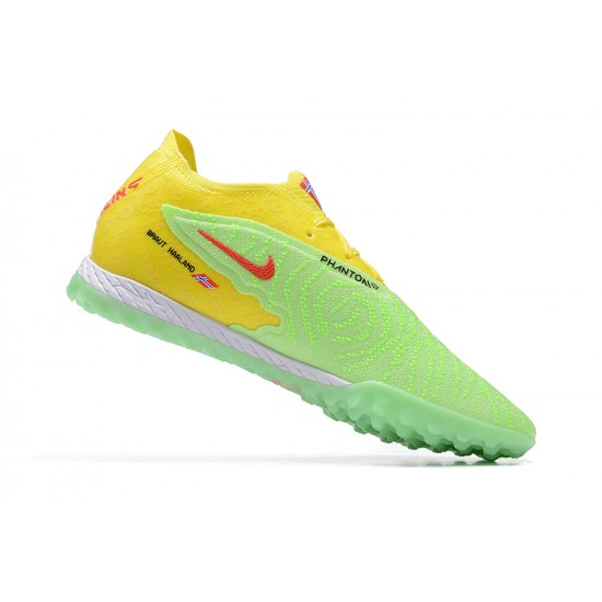 Kopacky Nike Phantom GX Elite DF Link TF Žlutý Zelená Bílý Low  Pánské