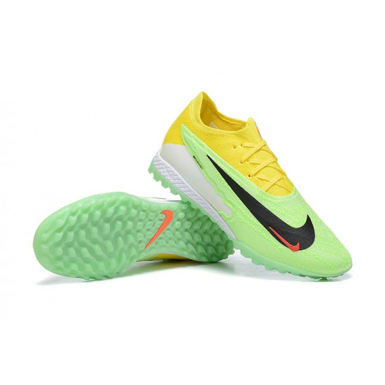 Kopacky Nike Phantom GX Elite DF Link TF Žlutý Zelená Bílý Low  Pánské