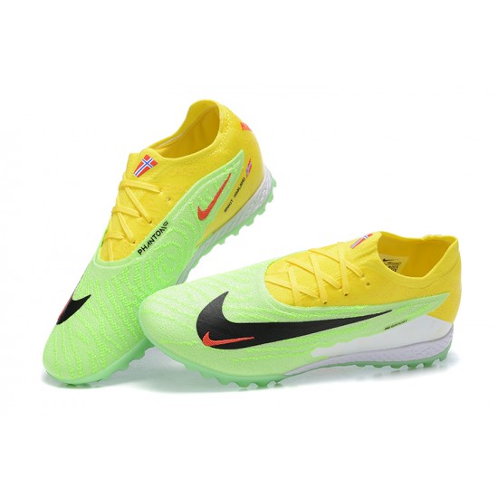 Kopacky Nike Phantom GX Elite DF Link TF Žlutý Zelená Bílý Low  Pánské