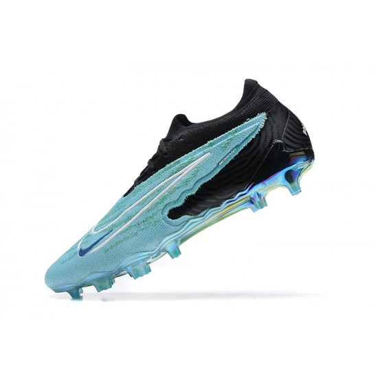 Kopacky Nike Phantom GX Elite FG Černá LightModrý Low Pánské Kopacky Nike Phantom GX Elite FG Černá LightModrý Low Pánské