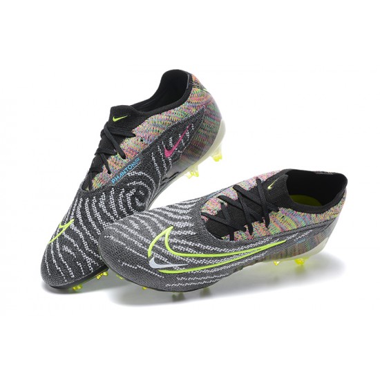 Kopacky Nike Phantom GX Elite FG Černá Mixtz Zelená Low  Pánské