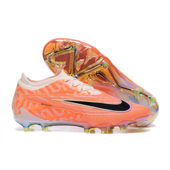 Kopacky Nike Phantom GX Elite FG Černá Růžový Oranžovýý Low  Pánské