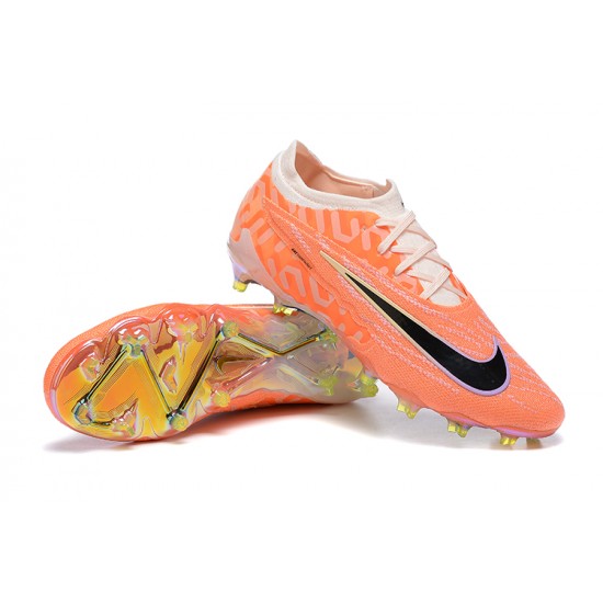 Kopacky Nike Phantom GX Elite FG Černá Růžový Oranžovýý Low  Pánské