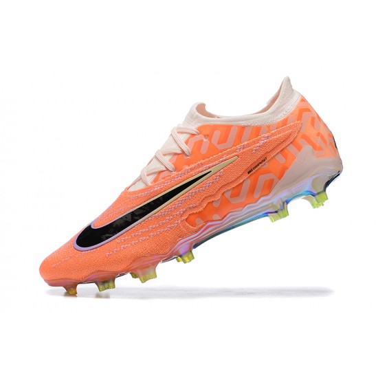 Kopacky Nike Phantom GX Elite FG Černá Růžový Oranžovýý Low  Pánské