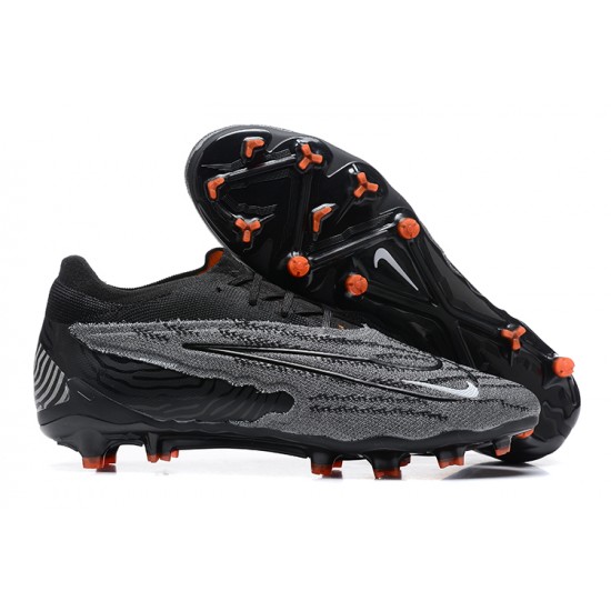 Kopacky Nike Phantom GX Elite FG Šedá Černá Oranžovýý Low  Pánské