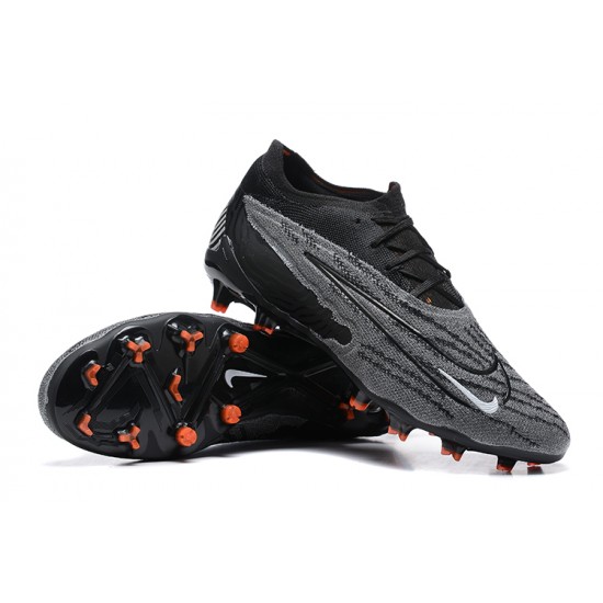 Kopacky Nike Phantom GX Elite FG Šedá Černá Oranžovýý Low  Pánské