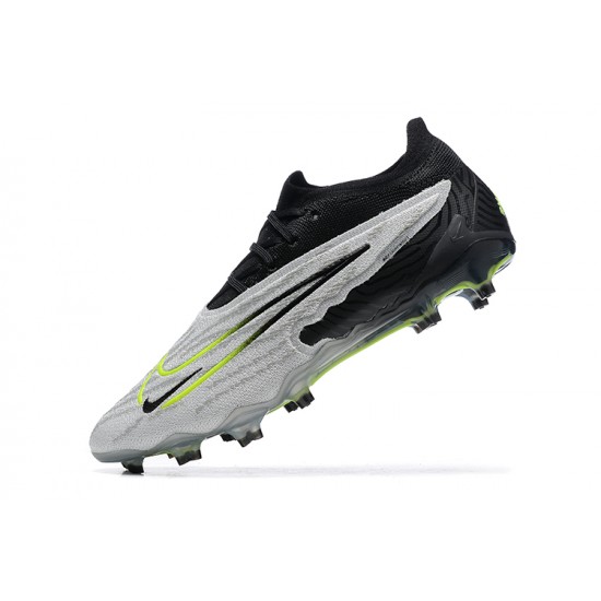 Kopacky Nike Phantom GX Elite FG Šedá Zelená Černá Low  Pánské