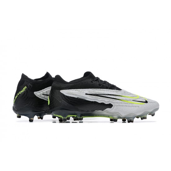 Kopacky Nike Phantom GX Elite FG Šedá Zelená Černá Low  Pánské