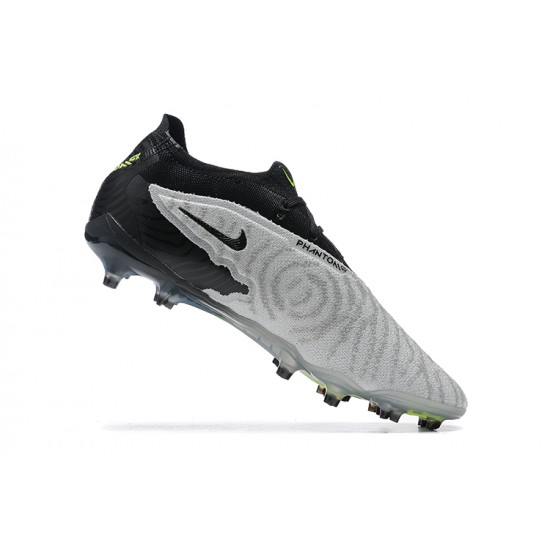 Kopacky Nike Phantom GX Elite FG Šedá Zelená Černá Low  Pánské