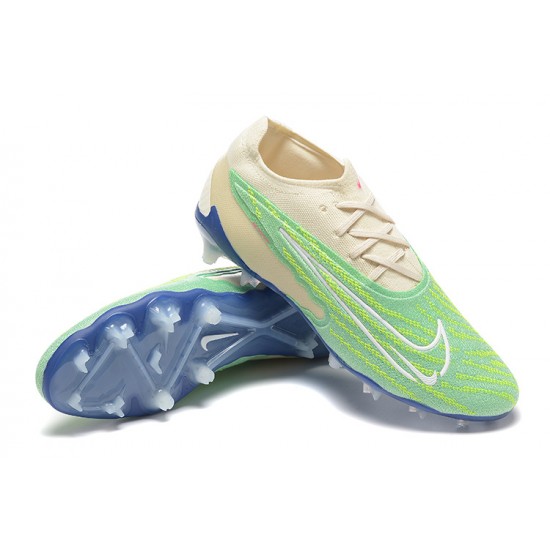 Kopacky Nike Phantom GX Elite FG Zelená Hnědožlutý Pánské Dámské