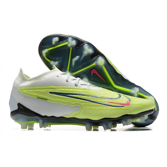 Kopacky Nike Phantom GX Elite FG Zelená Bílý Šedá Low  Pánské