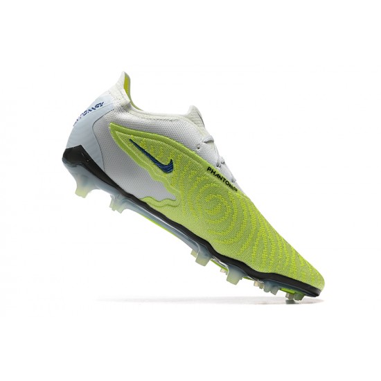 Kopacky Nike Phantom GX Elite FG Zelená Bílý Šedá Low  Pánské