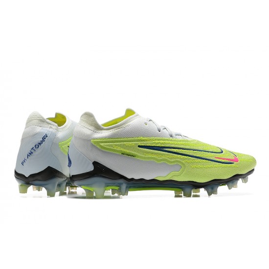 Kopacky Nike Phantom GX Elite FG Zelená Bílý Šedá Low  Pánské