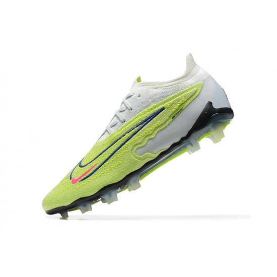 Kopacky Nike Phantom GX Elite FG Zelená Bílý Šedá Low  Pánské