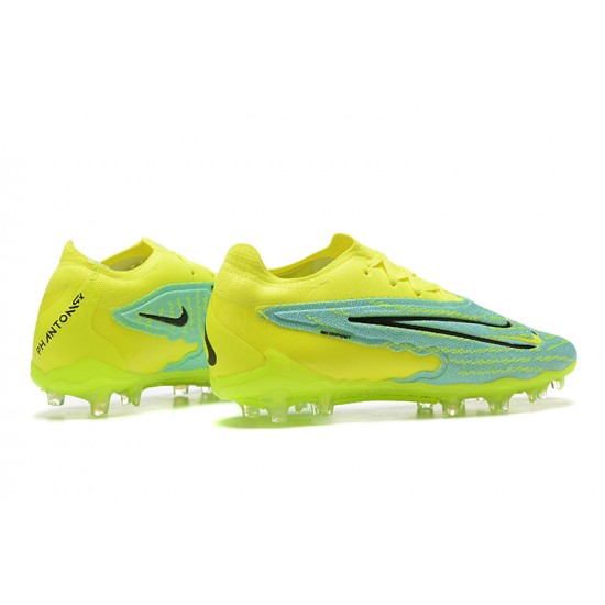 Kopacky Nike Phantom GX Elite FG LightŽlutý Zelená Černá Low  Pánské