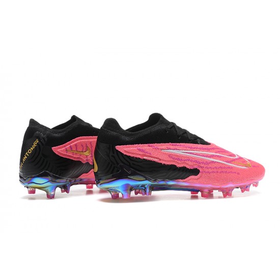 Kopacky Nike Phantom GX Elite FG Růžový Černá Modrý Low  Pánské