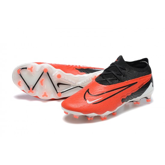 Kopacky Nike Phantom GX Elite FG Bílý Oranžovýý Černá Low  Pánské