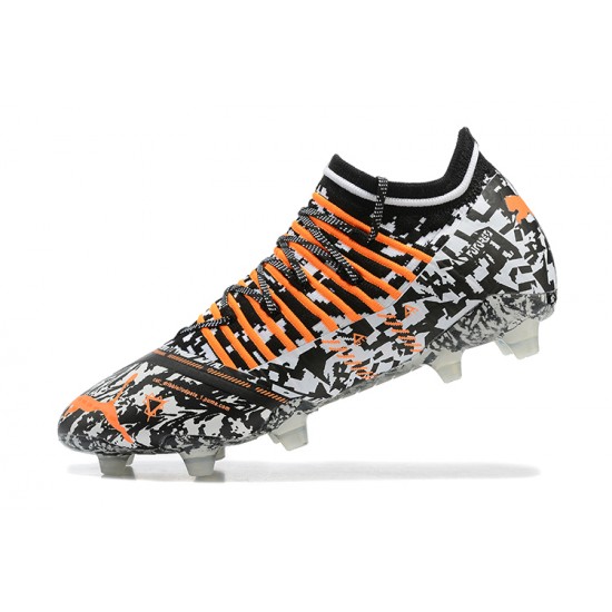 Kopacky Puma Future Z 1 3 FG Instinct Oranžovýý Bílý Černá Low Pánské