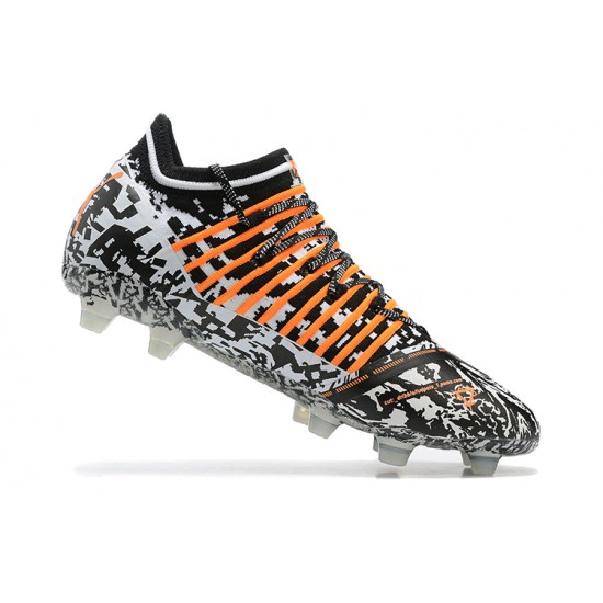 Kopacky Puma Future Z 1 3 FG Instinct Oranžovýý Bílý Černá Low Pánské