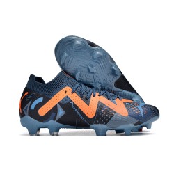 Kopacky Puma Future Ultimate FG Low Dark Modrý Oranžovýý For Pánské Dámské