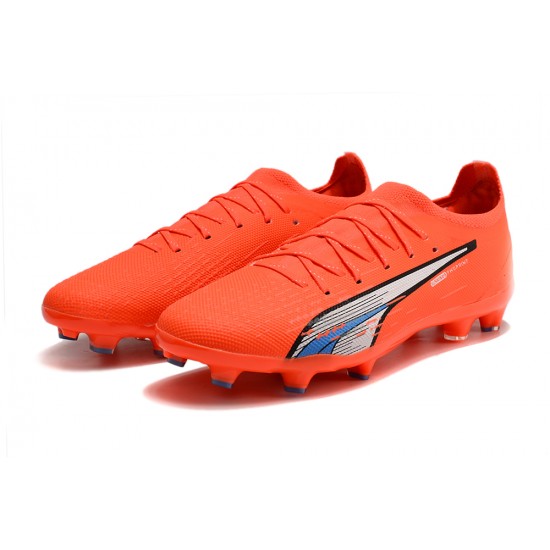 Kopacky Puma Future Ultimate FG Low Červené Šedá Pánské