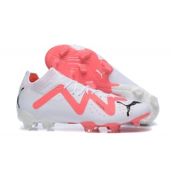 Kopacky Puma Future Ultimate FG Low Bílý Růžový Pánské 