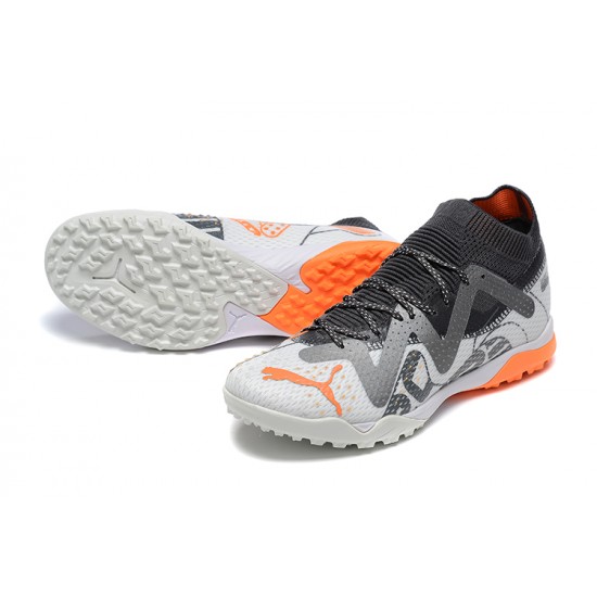 Kopacky Puma Future Ultimate TF Low Bílý Černá Oranžovýý Pánské