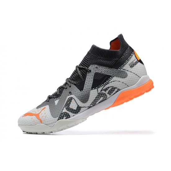 Kopacky Puma Future Ultimate TF Low Bílý Černá Oranžovýý Pánské