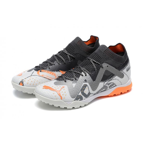 Kopacky Puma Future Ultimate TF Low Bílý Černá Oranžovýý Pánské