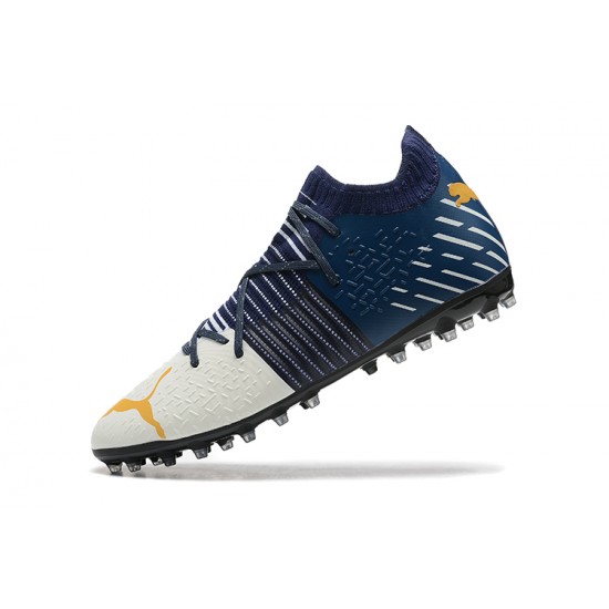 Kopacky Puma Future Z 1 3 MG Instinct Pack Modrý Bílý Žlutý Low Pánské